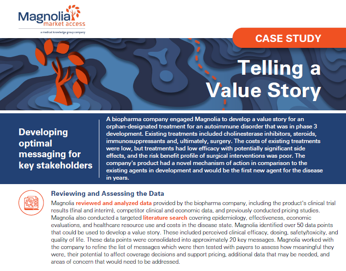 Telling a Value Story - Magnolia Market Access