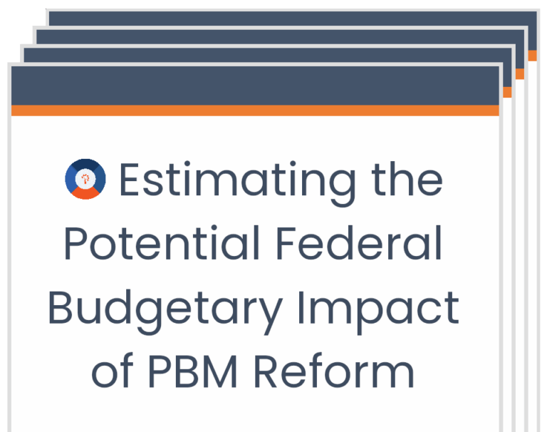 PBM Reform in the Commercial Insurance Market: Understanding the Federal Budgetary Impact