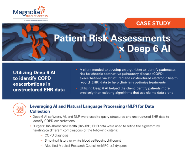 Patient Risk Assessments × Deep 6 AI