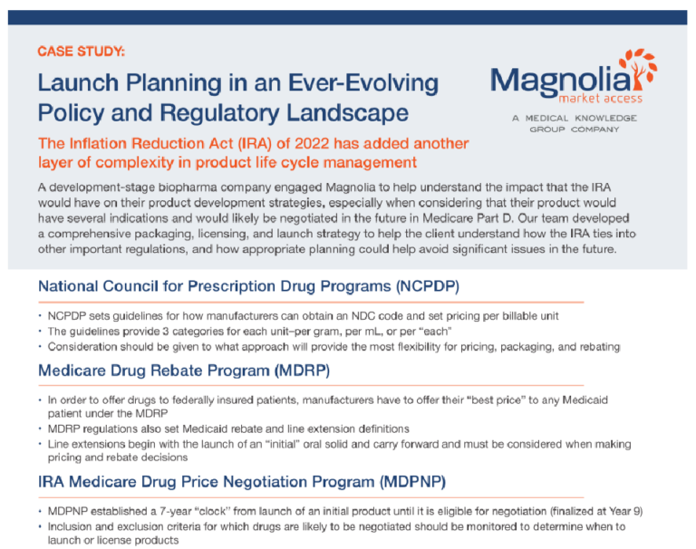 Launch planning in an ever-evolving policy and regulatory landscape