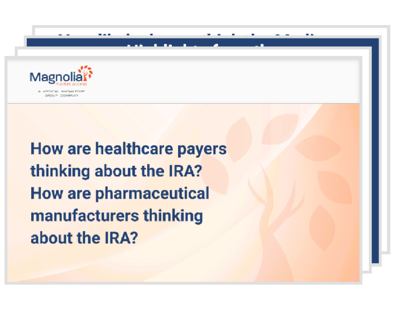 Gauging how healthcare payers and pharmaceutical manufacturers are reacting to the Inflation Reduction Act of 2022