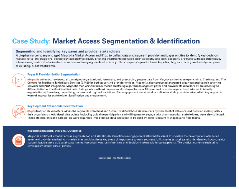 Market Access Segmentation & Identification
